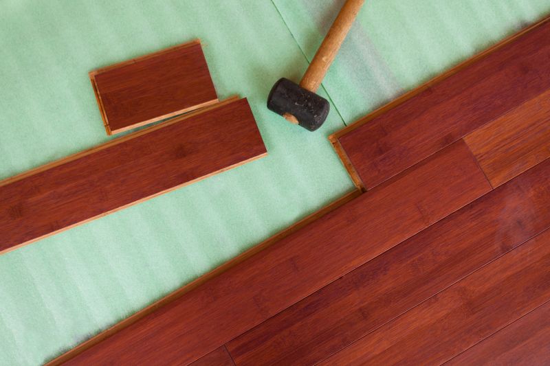 Bamboo Floor Repair detail