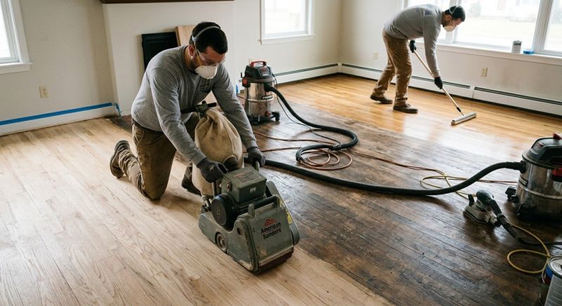 Ash Floor Refinishing in Alpharetta, GA